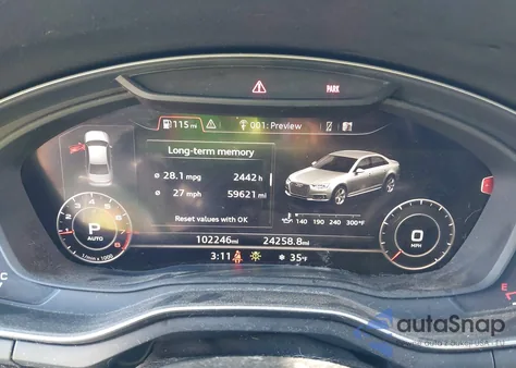 2019 Audi A4 45 Premium из США, поврежденный, VIN WAUENAF45KA006295